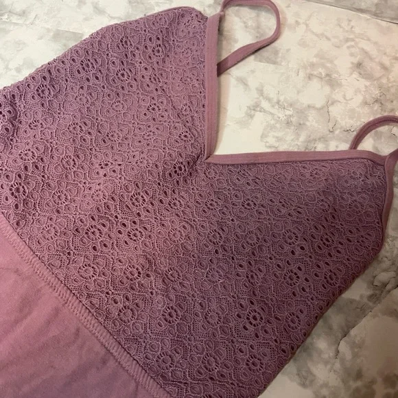 Aeropostale Mauve Bodysuit Open Back - Picture 2 of 5